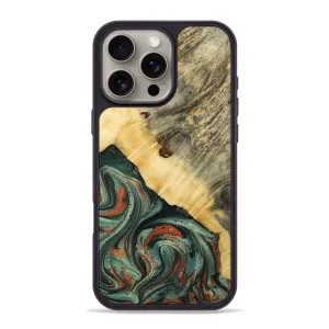 Iphone 16 Pro Max Wood Phone Case - Staci (Green, 777923) HD Clarity
