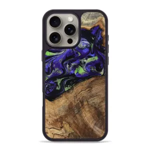 HD Screen Protector Anti Yellowing Iphone 16 Pro Max Wood Phone Case - Tamika (Purple, 780155)