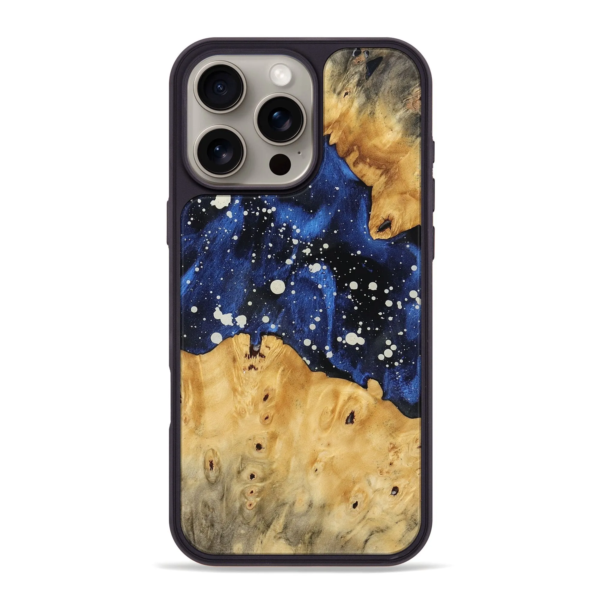 Anti Static Iphone 16 Pro Max Wood Phone Case - Teo (Cosmos, 778714)