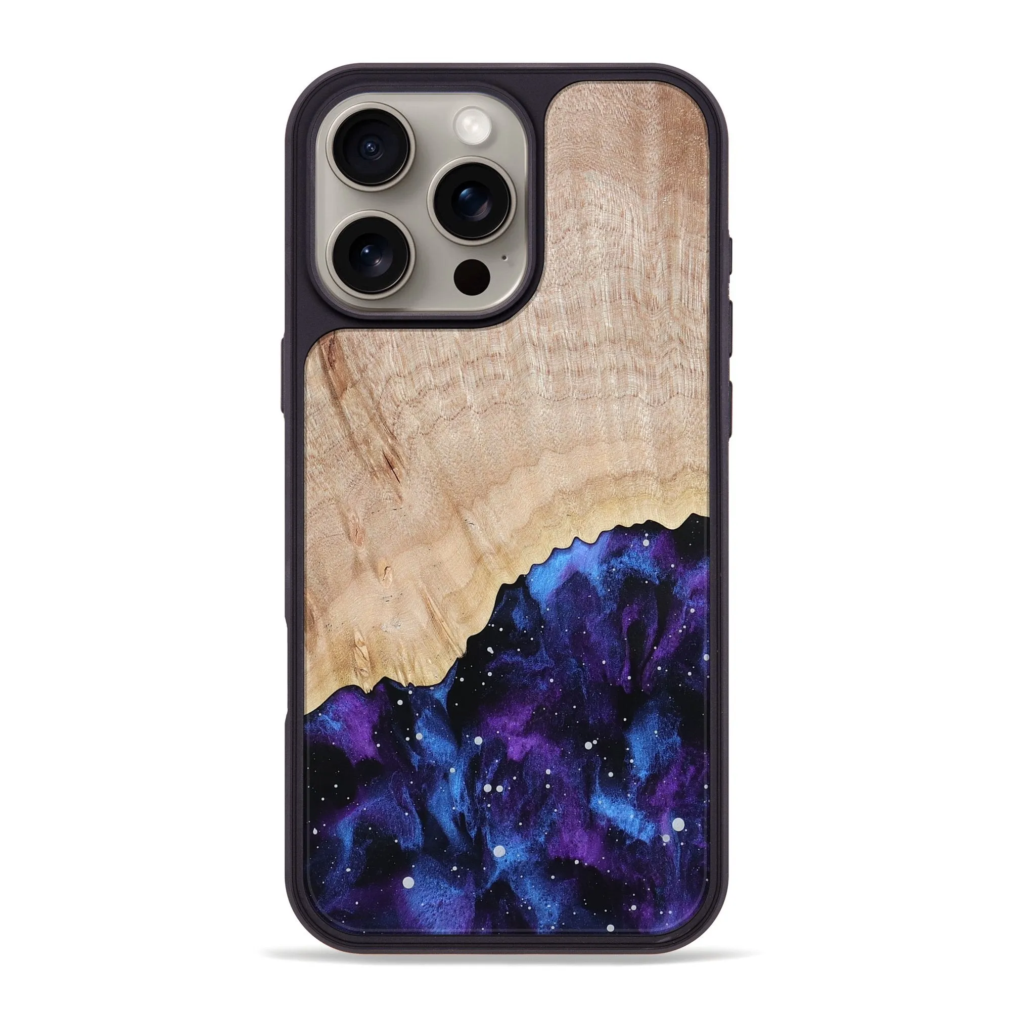 Soft Edge Iphone 16 Pro Max Wood Phone Case - Tylor (Cosmos, 780355)