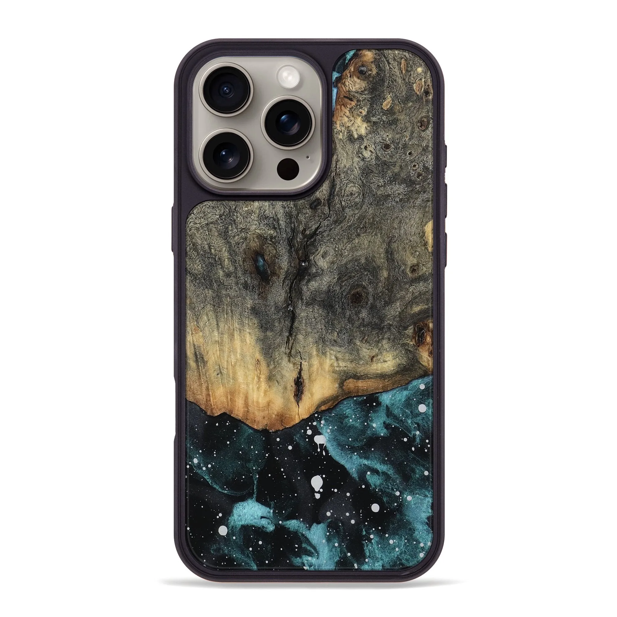 Drop Protection Iphone 16 Pro Max Wood Phone Case - Veda (Cosmos, 781923)