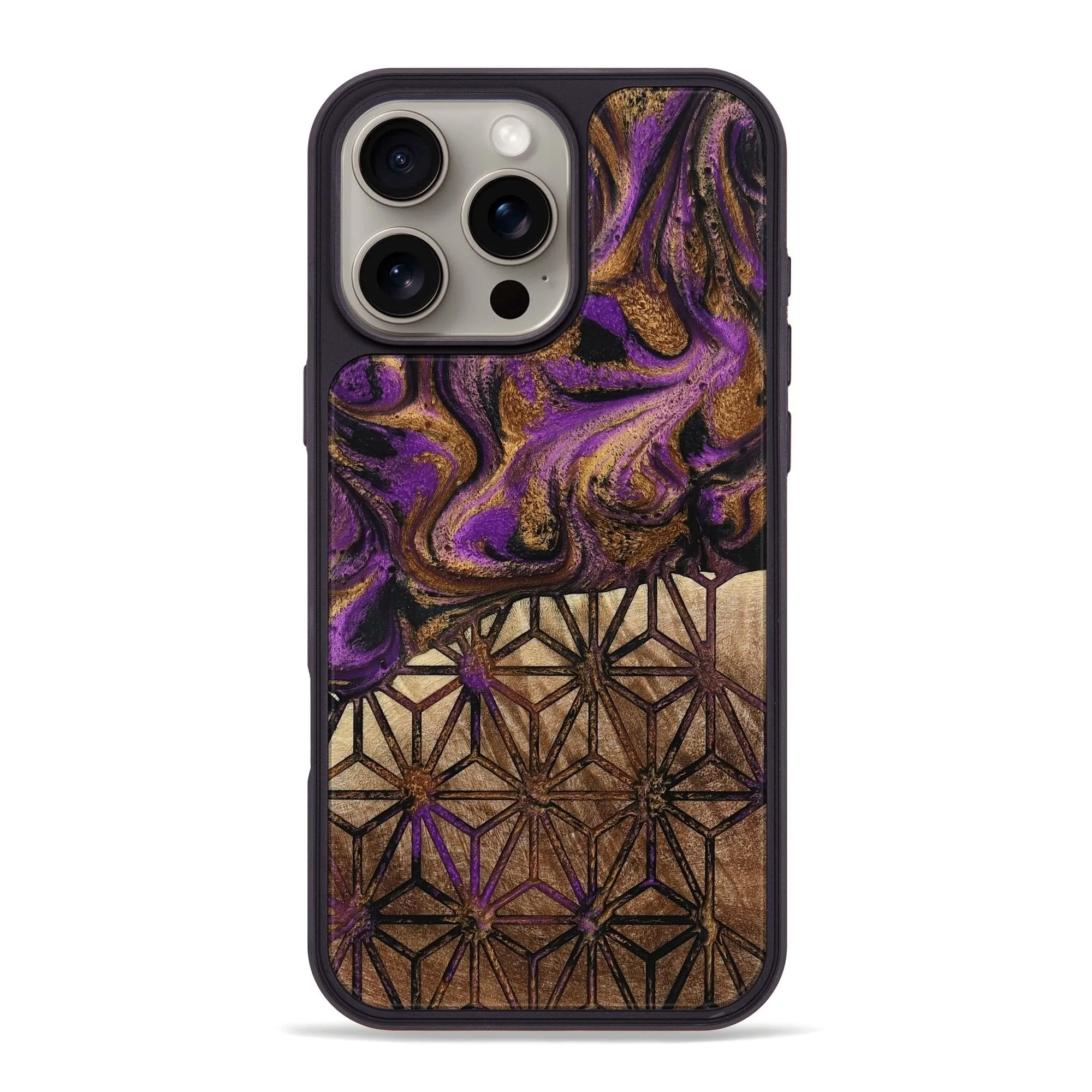 Anti Yellowing Film Iphone 16 Pro Max Wood Phone Case - Wm (Pattern, 778209)
