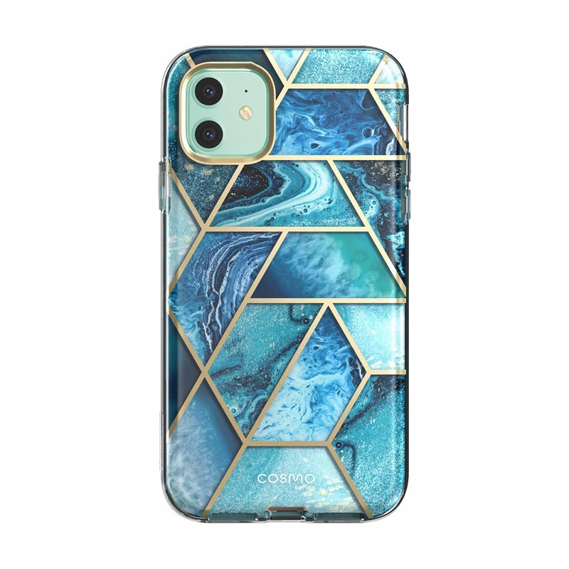 Iphone 11 Cosmo Case-Ocean Blue Anti Static Film