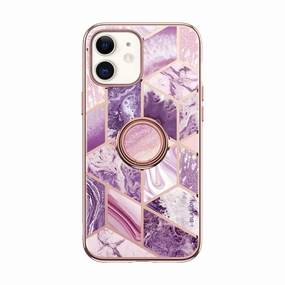 Anti Dust Iphone 12 Mini Cosmo Snap Case - Marble Purple