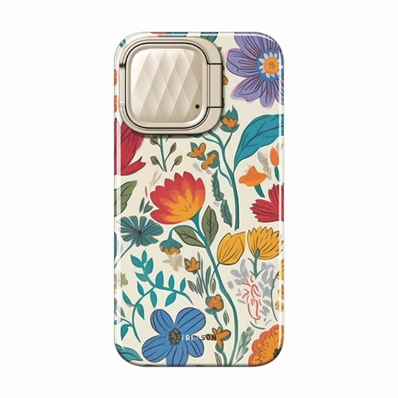 Iphone 13 Cosmo Mag Case - Rainbow Garden Shockproof