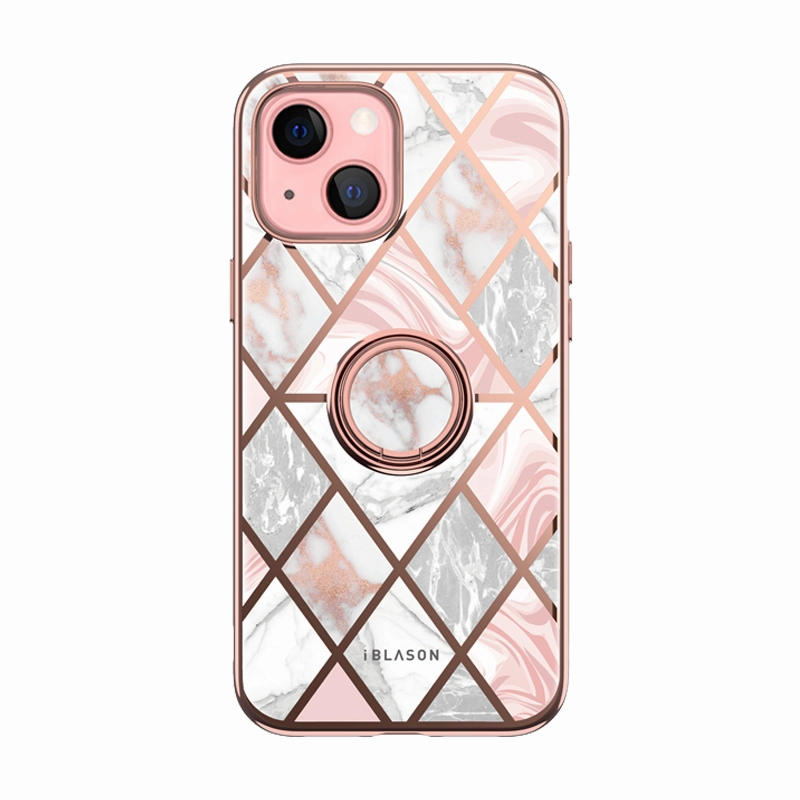 Slim Screen Protector Iphone 13 Cosmo Snap Case - Marble Pink