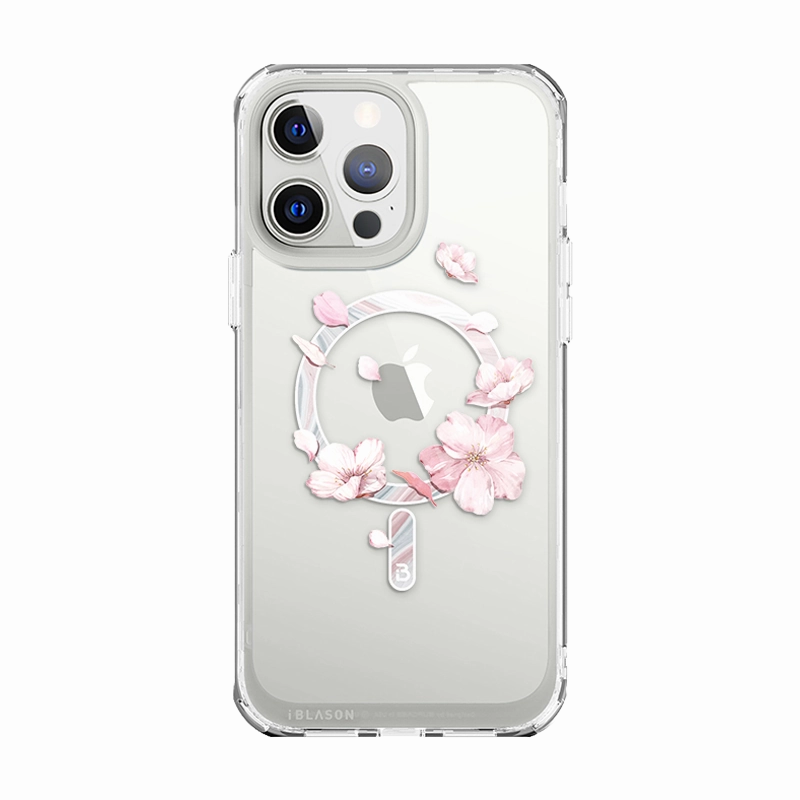 Iphone 13 Pro  Halo Mag - Cherry Blossom Dustproof Cover