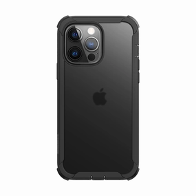 Anti Yellowing Fingerprint Resistant Iphone 13 Pro Max 6.7" (2021) Forza Full-Body Rugged Case With Screen Protector-Black