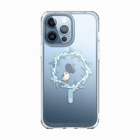 Iphone 13 Pro Max  Halo Mag Case - Blue Jay Anti Fingerprint Film Ultra Clear