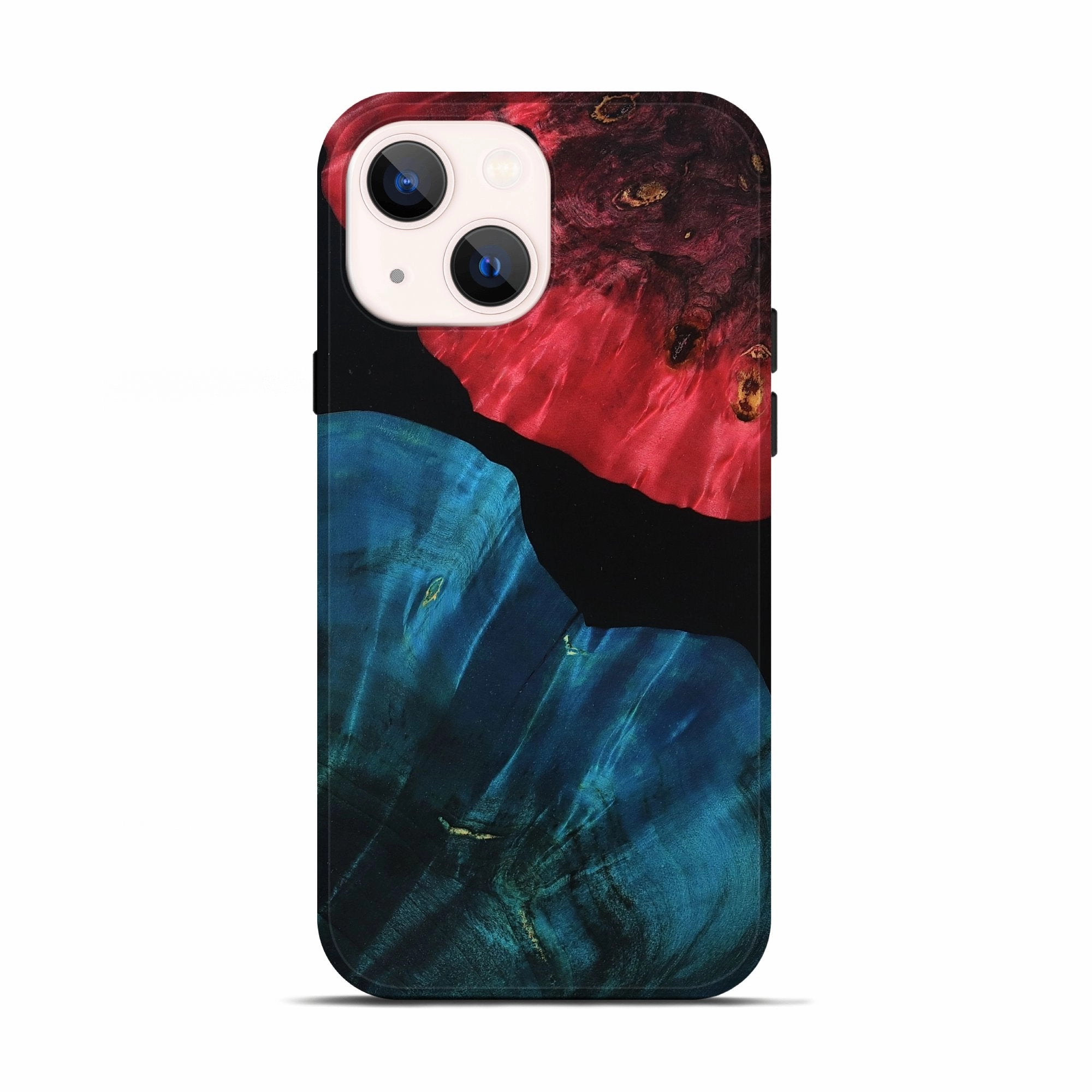 Iphone 13 Wood Live Edge Phone Case - Angelia (Wood Burl, 781434) Anti Yellowing Film