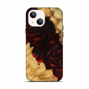 Anti Shock Film Anti Spy Iphone 13 Wood Live Edge Phone Case - Bill (Red, 776945)