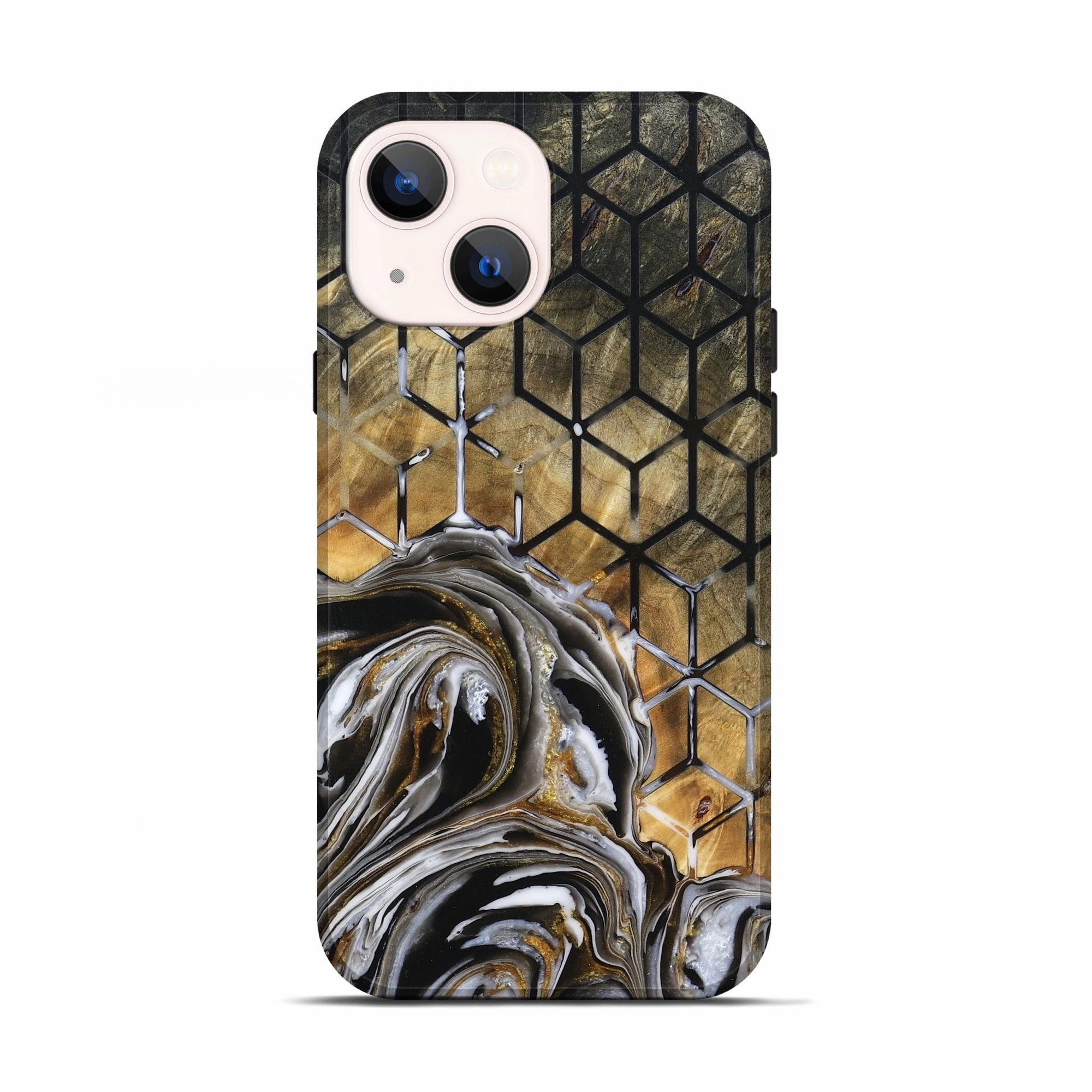 Iphone 13 Wood Live Edge Phone Case - Kaitlin (Pattern, 781458) Anti Finger Grease