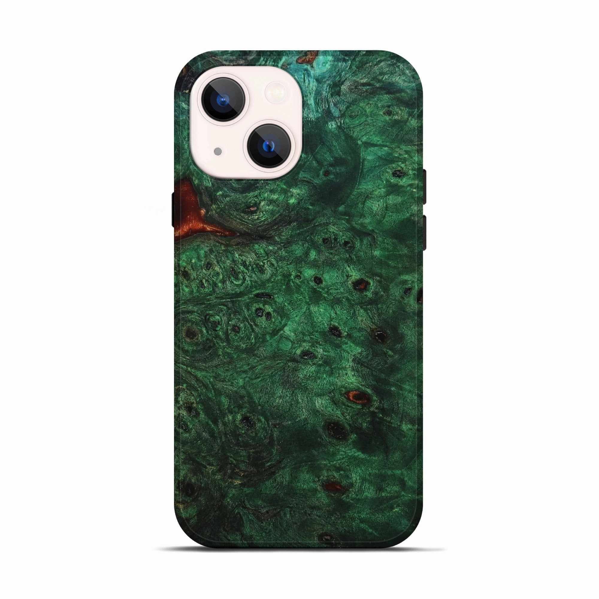 Smooth Surface Protective Cover Iphone 13 Wood Live Edge Phone Case - Kristyn (Wood Burl, 781443)
