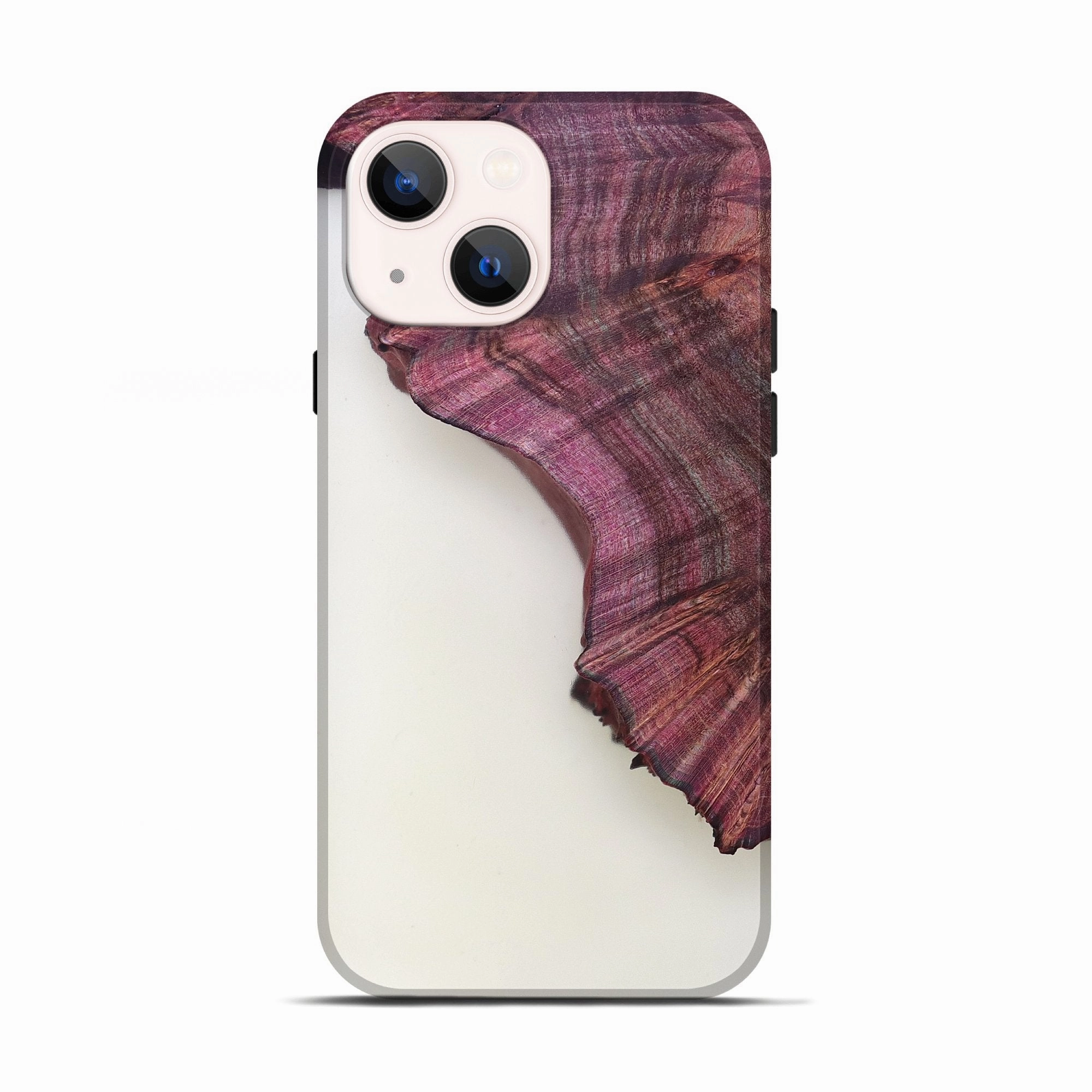Iphone 13 Wood Live Edge Phone Case - Nan (Clear, 780018) Edge Protection