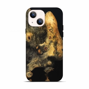 Iphone 13 Wood Live Edge Phone Case - Patrica (Wood Burl, 781242) Shock Absorbing HD Screen Protector
