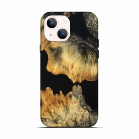Iphone 13 Wood Live Edge Phone Case - Phil (Wood Burl, 781435) Soft Edge Scratch Proof Glass