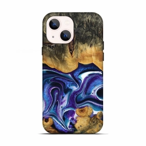 Anti Finger Grease Film Anti Finger Mark Iphone 13 Wood Live Edge Phone Case - Ron (Purple, 778763)