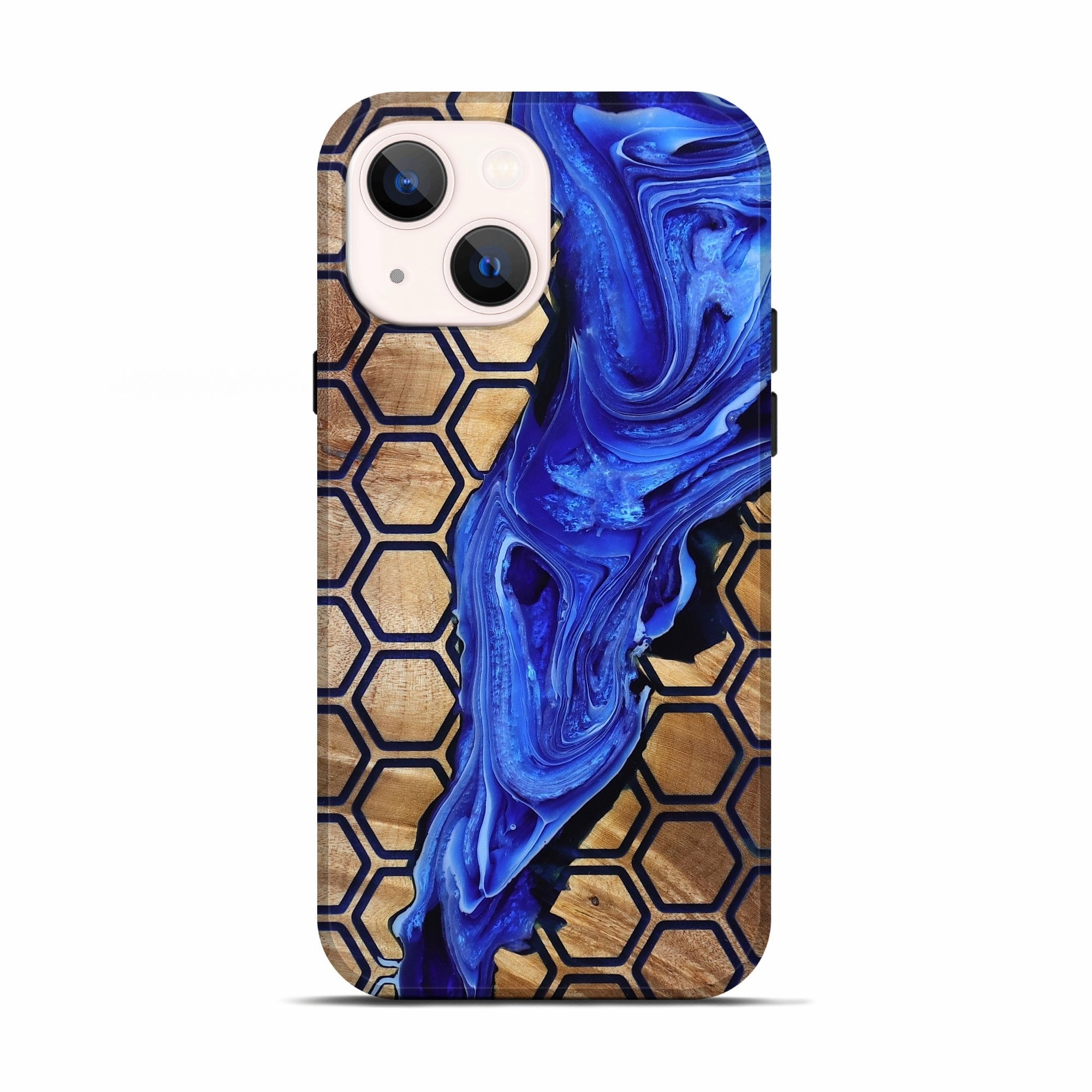 Anti Finger Grease Film Soft Edge Iphone 13 Wood Live Edge Phone Case - Ronan (Pattern, 777404)