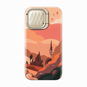 Anti Shock Film Iphone 14 Cosmo Mag Case - Mountain Sunset