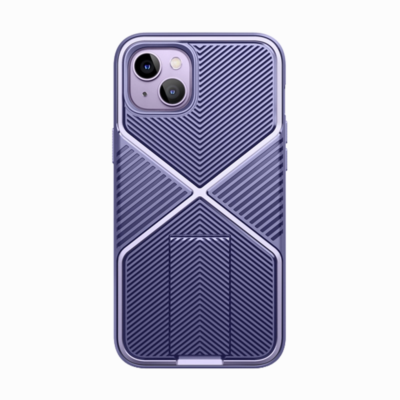 Anti Finger Grease Film Case Friendly Glass Iphone 14 Plus Infinity Case - Purple