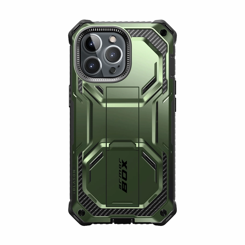 Iphone 14 Pro Armorbox Case- Dark Green Protective Cover