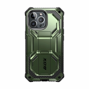 Iphone 14 Pro Armorbox Case- Dark Green Protective Cover