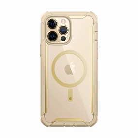 Anti Finger Grease Iphone 14 Pro Max Ares Mag Case - Gold