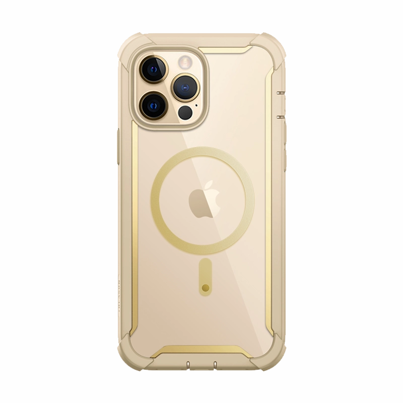 Anti Finger Grease Iphone 14 Pro Max Ares Mag Case - Gold