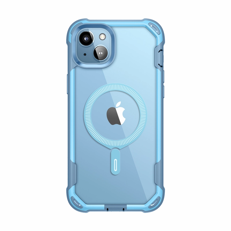 Iphone 15 Ares Mag Case - Blue Scratch Proof Glass