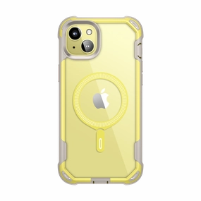 Iphone 15 Ares Mag Case - Yellow Tempered Screen Protector