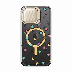 Anti Fingerprint Shield Iphone 15 Cosmo Mag Case - Pacman