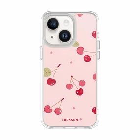 Protective Layer Iphone 15 Halo Magsafe Cute Phone Case - Cherry On Top