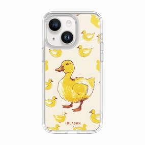 Anti Oil Film Iphone 15 Halo Magsafe Cute Phone Case - Lakeside