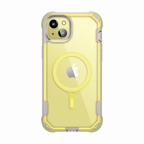 Bubble Free Screen HD Clarity Iphone 15 Plus Ares Mag Case - Yellow