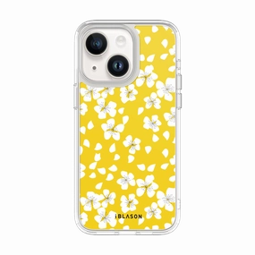 Bubble Resistant Film Iphone 15 Plus Halo Magsafe Cute Phone Case - Dreamy Floral