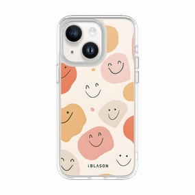 Anti Spy Self Healing Iphone 15 Plus Halo Magsafe Cute Phone Case - Happy