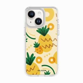 Iphone 15 Plus Halo Magsafe Cute Phone Case - Pineapple Soft Edge