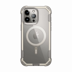 Edge Protection Anti Fingerprint Coating Iphone 15 Pro Ares Mag Case - Gray