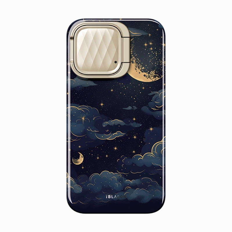 Drop Resistant Easy Apply Iphone 15 Pro Cosmo Mag Case - Night Sky