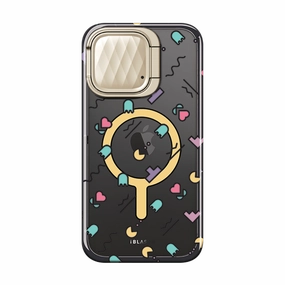 Shock Proof Film Edge to Edge Protection Iphone 15 Pro Cosmo Mag Case - Pacman