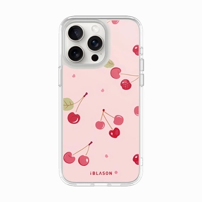 Anti Scratch Screen Iphone 15 Pro Halo Magsafe Cute Phone Case - Cherry On Top