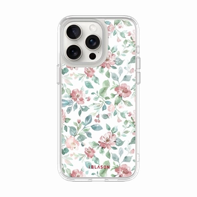 Crystal Clear Screen Iphone 15 Pro Halo Magsafe Cute Phone Case - Garden Party