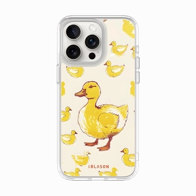 High Transparency Iphone 15 Pro Halo Magsafe Cute Phone Case - Lakeside