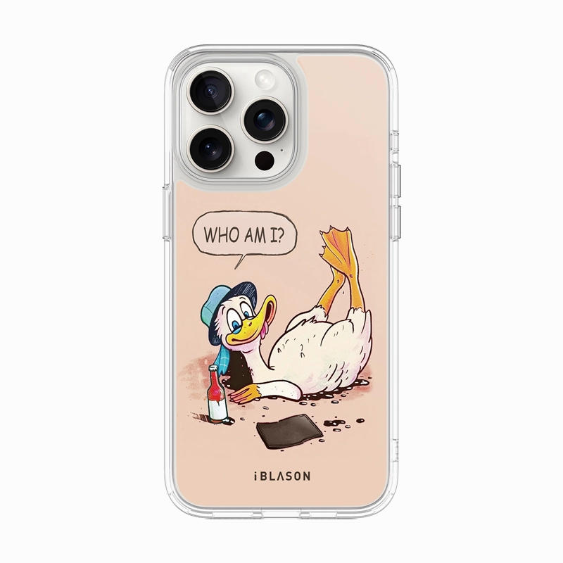 Iphone 15 Pro Halo Magsafe Cute Phone Case - Quackin Around Protective Layer Screen Defense