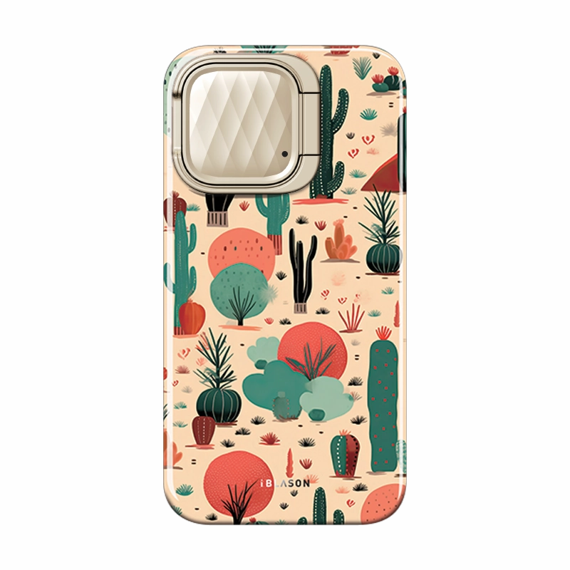 Iphone 15 Pro Max Cosmo Mag Case - Desert Anti Oil Film