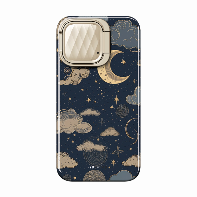 Iphone 15 Pro Max Cosmo Mag Case - Starry Night Anti Finger Mark Film Anti Oil Film