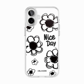 Anti Yellowing Film High Transparency Iphone 16 Halo Magsafe Cute Phone Case - Nice Day