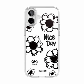 Reinforced Corners Iphone 16 Plus Halo Magsafe Cute Phone Case - Nice Day