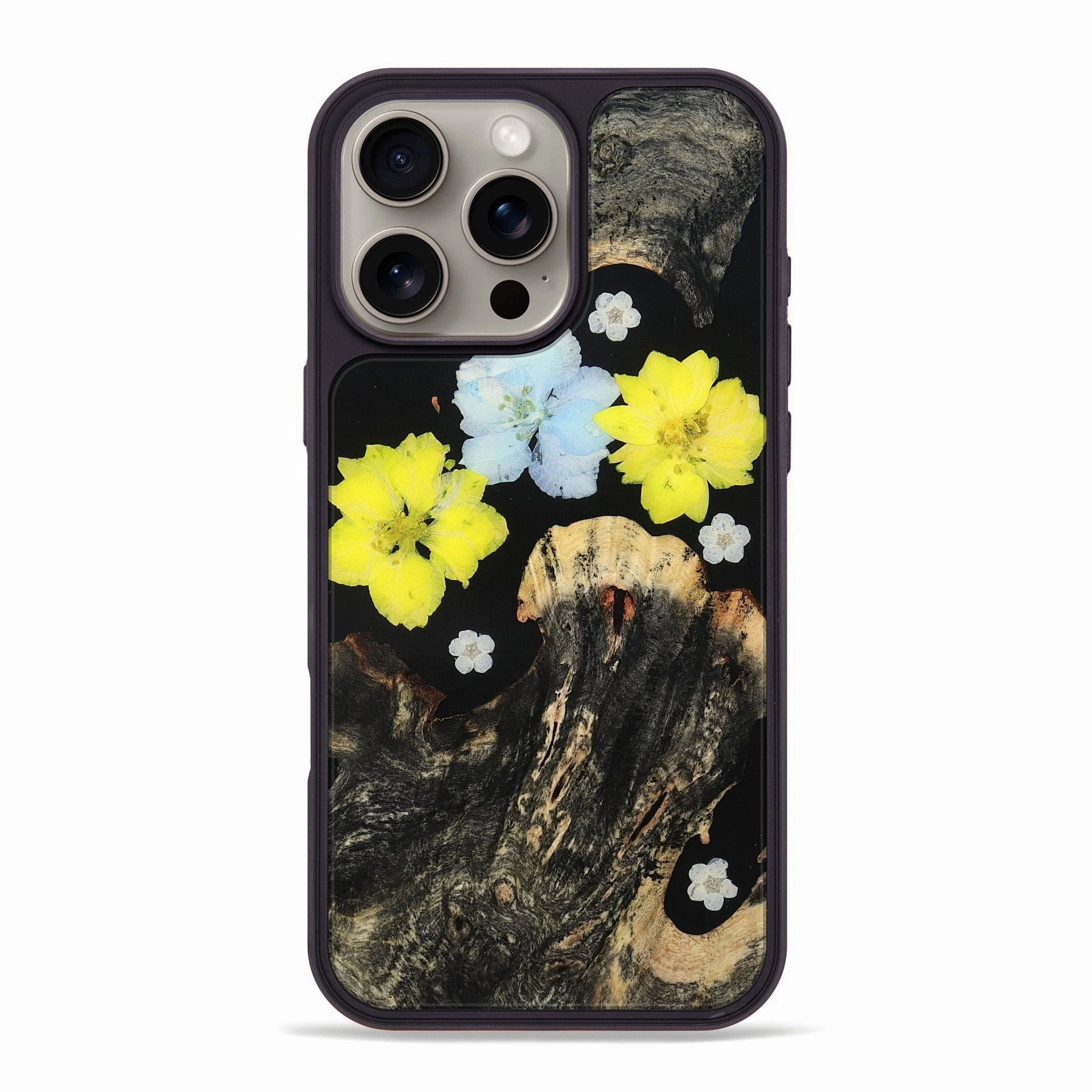 Iphone 16 Pro Max Wood Phone Case - Anders (Bloom, 781378) Self Healing Anti Finger Smudge
