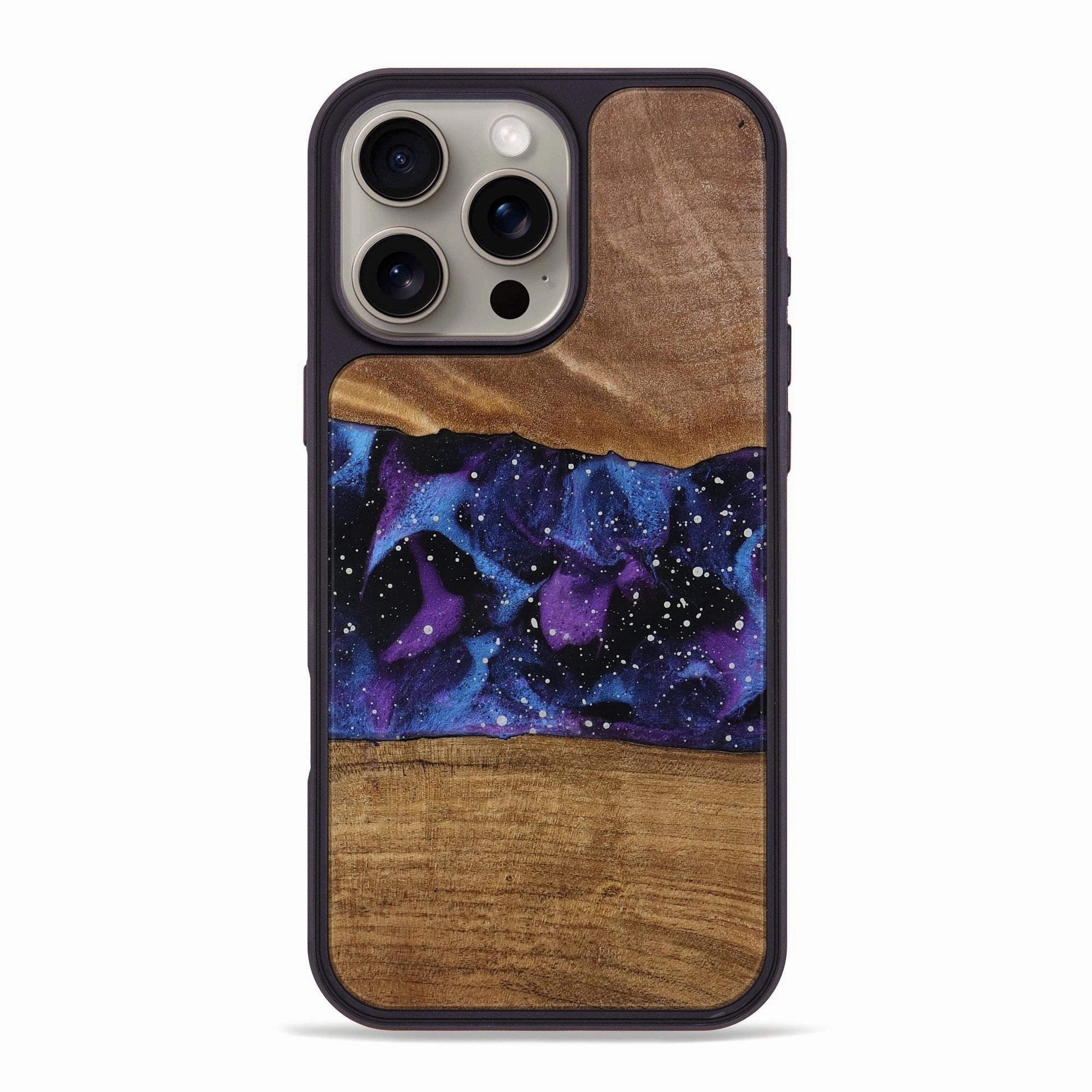 Fingerprint Shield Protective Layer Iphone 16 Pro Max Wood Phone Case - Arthur (Cosmos, 772016)